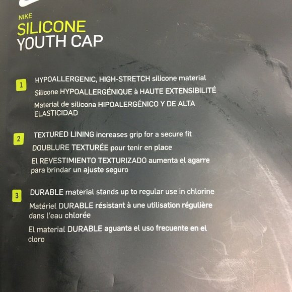 Nike Silicon Youth Cap Pink Training Swim Swimming Ages 8-14  Hot Pink Water New - Picture 6 of 12